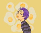 可愛くて印象的なSNSアイコン/イラスト描きます ヘッダー、ブログ、WEB、創作、Youtube用にも！ イメージ7