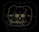タトゥーイラスト描きます ブラック&グレーの和風イラストで静かなかっこよさを描きます イメージ4