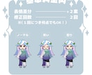 表情差分あり！ミニキャラクターの立ち絵かきます サムネイルや動画、SNSのアイコンなどにぴったり！ イメージ2