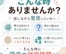 質問をしながら考えの整理をお手伝いします 話しながら頭の中を整理する対話時間に⭐ イメージ3