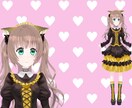 かわいい女の子をイラストからモデリングまで承ります Vtuber用のイラスト、パーツ分け、モデリングを行います。 イメージ5