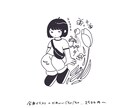 SNSでお使い頂けるアイコンをお描きします まぁるいシルエットのかわいいイラスト作成します。 イメージ4