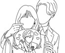 線画描きます 結婚式のウェルカムボードにおすすめ イメージ5