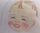 赤ちゃん、子どもの絵画作成します 可愛い思い出をご希望に合わせたイメージで絵画に閉じ込めます。 イメージ7