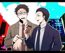 TRPG等の立ち絵、夢絵等作成致します TRPG等立ち絵、アイコン、表情差分 イメージ7
