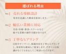 集客できるチラシ作ります 売れる導線設計 × プロデザイン イメージ3