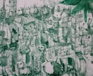 動物系キャラクターの絵を描きます 独創的でカラフルな絵画な動物系キャラクター　線画も承ります。 イメージ6