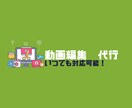 動画編集をします あなたの動画編集を代行します！！ イメージ1
