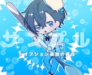 オリキャラデフォルメ化アイコンを作ります オリキャラを可愛くデフォルメ化！アイコンにしてお届けします！ イメージ5