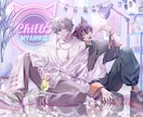 MVイラスト・1枚絵・立ち絵等のイラスト制作します 「カッコイイ」「綺麗」を繊細な塗りとデザインで表現します！ イメージ2