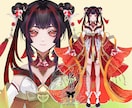 Vtuber様向★live2dパーツ分立ち絵描ます 【提携モデラー紹介可能】高品質！綺麗で格好いい！ イメージ5