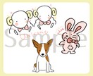 安いけどゆるかわ♡イラスト描きます ★資料・スライド・SNS投稿等のワンポイントに★ イメージ7