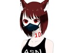 かわいいアイコン・ヘッダー描きます SNSやライブ放送で目立つオリジナルキャラでフォロワーUP! イメージ4