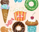 パクッと食べたくなる♪手描き食べ物イラスト描きます 背景やキャラクター追加も可能。店舗メニュー、SNS素材として イメージ2