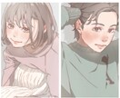 透明感と温かみあるイラストお描きします 男性にも女性にも親しみやすい印象の絵を心を込めて仕上げます イメージ1