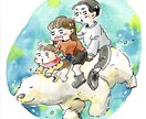 ゆるタッチ似顔絵描きます 家族の思い出やインテリア、おともだちママへのプレゼントに！ イメージ8