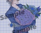 淡い色合いでイラストを描きます キャラクターイラストを描きます イメージ2