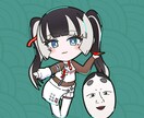 商用利用可・女の子のミニキャライラスト描きます グッズ・歌ってみた・サムネイルなどお気軽にご相談下さい！ イメージ5