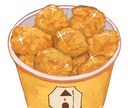 カフェメニュー用、イラスト描きます 美味しそうに食べ物を描けます！ イメージ3