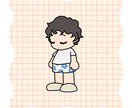 ポップなキッズ＆ベビーのイラストを描きます お子様のお気に入りのコーデやギフトなどにオススメです！ イメージ1