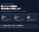 SQL高速化｜遅いクエリの原因を調査し改善します 実行計画から原因を特定し、改善案と結果をご報告します イメージ1