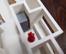 ３Dプリンターでの建築模型を製作いたします 基礎部と躯体部は色分けできます イメージ5