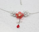 好きなお花のアクセサリーを制作します ピアス、イヤリング、ブローチなど、お好きなアクセサリーに。 イメージ4
