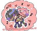 かわいい~SDイラストアイコンを描きます ピンク紫系統のデフォルメイラストが得意です♡ イメージ6