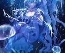 目を引く可愛らしい貴方だけのイラスト描きます 世界観を活かした1枚絵.mvイラスト.アイコンなど.ᐟ イメージ7