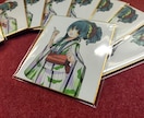 デジタルイラストから【複製ミニ色紙】を制作します 【複製ミニ色紙】を制作します！ イメージ3