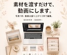 素材を渡すだけで動画にします 写真1秒・動画3秒で見やすく編集 イメージ1