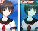 画像の色調を変更します イラストなどの画像の色差分を作成します イメージ4