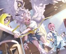 1枚絵や立ち絵など魅力あるキャラクターを描きます 商用利用可能◎魅力的なキャラクターに仕上げます イメージ1