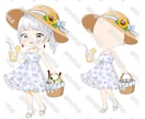 量産型SD！女の子イラストを描かせていただきます 量産型×夏モチーフSDイラスト受付中 イメージ3