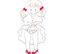 ゆるカワイイ♡人物イラスト描きます 挿絵やアイコンなど、シンプルで使いやすいイラストが欲しい方へ イメージ5