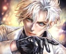 厚塗りセミリアルな人物イラスト描きます 商用可。ゲームRPGや書籍の挿絵等、幅広く対応可能です イメージ6