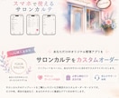 サロンカルテのカスタムオーダーします ロゴ・カラー・項目・メニューなどを使いやすく変更します イメージ1