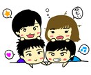 イラストを制作します ibisPaintXで可愛い、個性的なミニキャラを描きます！ イメージ2
