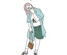 オリジナルタッチでイラストを作成します 日常生活に馴染むイラストを作成いたします。 イメージ6