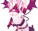 キャラクターの立ち絵描きます キャラクターの立ち絵を透過、背景(ワンカラー)でお渡しします イメージ3