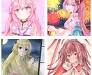 SNSアイコン、SDキャラ、立ち絵等描きます あなただけのイラスト、オリジナルキャラクターを制作します。 イメージ8