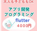 不登校・発達特性対応｜アプリ制作教えます 【Flutterアプリ制作】【中高生】【オンライン】 イメージ1