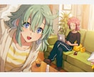 SNSやV活動に！キャッチーなイラストを描きます 実在しているかのような、個性的で雰囲気のあるイラストを！ イメージ3