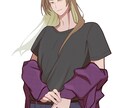 キャラの“存在”を描く、一枚絵専門サービス描きます キャラの存在感と雰囲気を表現します！ イメージ1