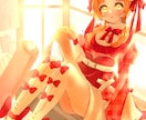 商用利用可！キラキラした目の1枚絵描きます ライバーさんやYouTuberさんのお手伝いさせてください！ イメージ1