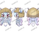 ケモノ等、低頭身マスコットキャラの三面図描きます もふもふ、もちもちなかわいいキャラデザいかがですか？ イメージ3