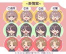 ポップで可愛い！表情アイコン【修正無制限】描きます SNSやYouTube等に使えるポップなアイコン制作します！ イメージ2
