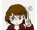 証明写真風アイコン描きます インスタやTikTokなどのSNSアイコンに！ イメージ6