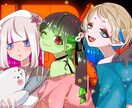 イラストのご依頼募集してます カラフルで少しダークな雰囲気が得意です･･･♡ イメージ10