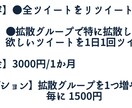 約30RTになるまでTwitterで拡散代行します Twitterであなたを宣伝します。 イメージ1